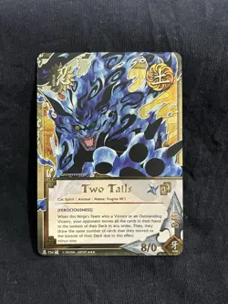 Two Tails [Ferociousness] 734 Naruto Super Rare Foil Card NM - Image 1