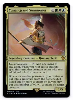 Yuna, Grand Summoner NM Commander: Final Fantasy 0008 MTG Foil - Image 1