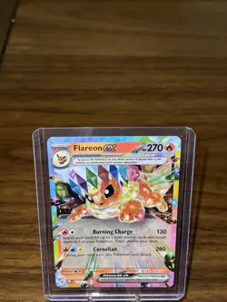 Pokemon TCG Flareon EX 014/131 Prismatic Evolutions Holo Double Rare - Image 3