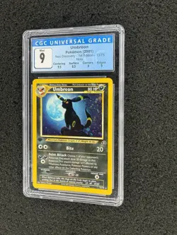 Pokemon Umbreon Neo Discovery 1st Edition Holo Rare #13 CGC 9 Mint - Image 2