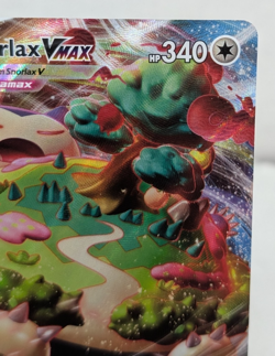 Pokemon TCG Snorlax VMAX Sword & Shield Base Set 142/202 NM - Image 3