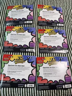 Ascended Hero’s Blister Pack Tech Sticker Pokemon Lot Of 6 - Image 2
