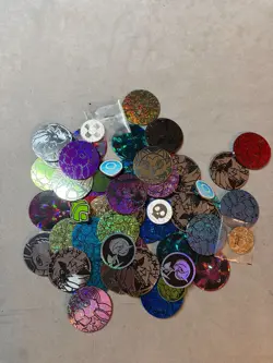 Pokemon Lot of 56 Coins - Assorted SWSH Scarlet Violet ME - Image 1