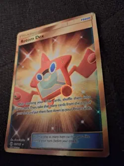 Pokemon TCG Rotom Dex Sun & Moon Base Set 159/149 Holo Secret Rare NM/M - Image 2