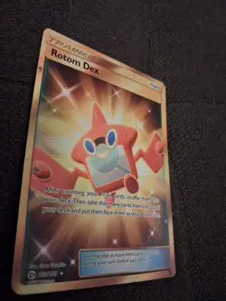 Pokemon TCG Rotom Dex Sun & Moon Base Set 159/149 Holo Secret Rare NM/M - Image 3