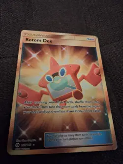 Pokemon TCG Rotom Dex Sun & Moon Base Set 159/149 Holo Secret Rare NM/M - Image 4