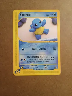 Pokemon Squirtle 131/165 Expedition Base Set Regular - Image 1