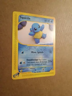 Pokemon Squirtle 131/165 Expedition Base Set Regular - Image 2