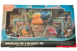 Pokemon Snorlax Ex & Blissey Ex Special Collection Box! Walmart Exclusive, 8Pks - Image 1