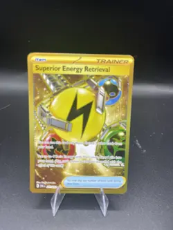 (NM) Superior Energy Retrieval Hyper Rare Gold Paldea Evolved 277/193 Pokemon - Image 1