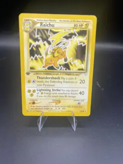 (NM) Pokemon TCG Raichu 21/64 1st Edition Neo Revelation Set FREE TRACKED SHIPP - Image 1