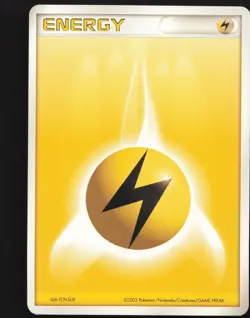 Lightning Energy Japanese Pokemon EX Ruby & Sapphire Near Mint or Better - Image 1