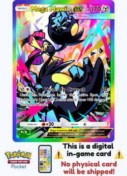 Pokemon TCG Pocket - Mega Mawile Ex Rainbow⭐⭐ - English - Image 1