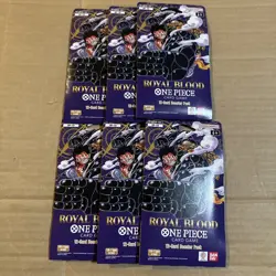One Piece Booster Pack OP-10 Royal Blood English SEALED Lot Of 6 - Image 1
