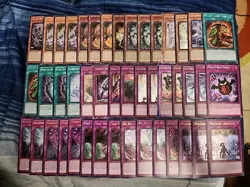 Yugioh 45 Card Labrynth Deck Core Welcome Arianna Virus Silver Castle Daruma - Image 1