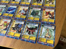 DIGIMON 28-Card Swedish Promo Card Complete Set Bandai Played - Image 4