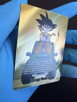 Bandai Dragon Ball Super Card Game Energy Marker Son Goku Foil E-48 - Image 4