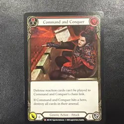 Flesh and Blood FAB Command and Conquer NM UnlimitedNormal Arcane Rising - Image 1