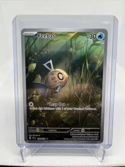 Feebas 198/191 Illustration Rare 2024 Surging Sparks Pokemon Card NM - Image 1