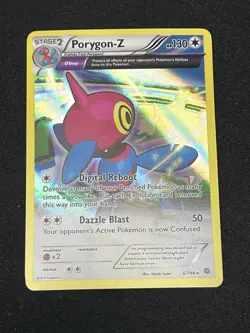 Pokemon TCG Porygon-Z 67/98 XY - Ancient Origins Full Art Holo Card - Image 1