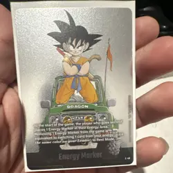 Bandai Dragon Ball Super Card Game Energy Marker Foil Son Goku E-48 Card Stock - Image 1
