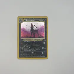 Houndoom 8/64 Holo Rare Neo Revelation Pokemon Card DMG - Image 1