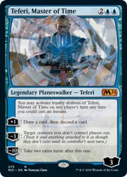 1x Teferi, Master of Time (275) Light Play MTG Magic - Kid Icarus - - Image 1