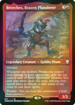 MTG Breeches, Brazen Plunderer Foil ** Commander Legends ** English (NM) - Image 1