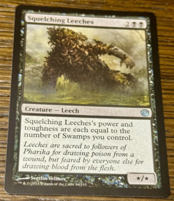 MTG Squelching Leeches Journey Into Nyx 84/165 Foil Uncommon - NM -FREE SHIPPING - Image 1