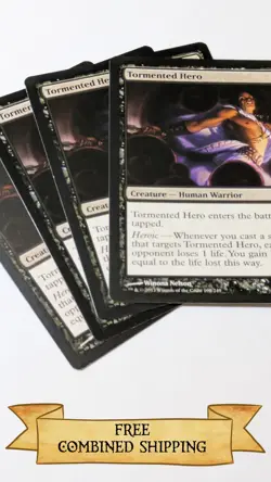 4x Tormented Hero Theros Regular - Image 1
