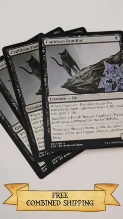 4x Cauldron Familiar Throne of Eldraine Regular - Image 1