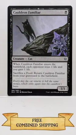 4x Cauldron Familiar Throne of Eldraine Regular - Image 2