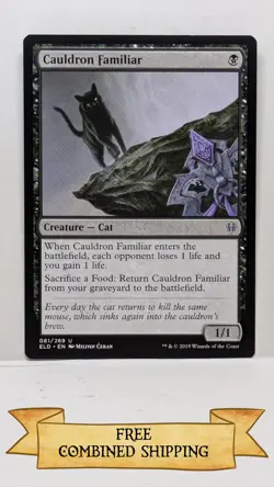 4x Cauldron Familiar Throne of Eldraine Regular - Image 3