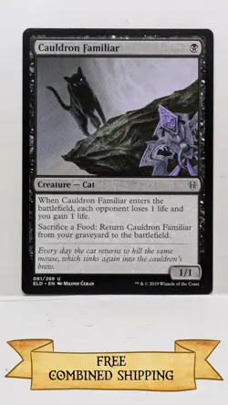 4x Cauldron Familiar Throne of Eldraine Regular - Image 4