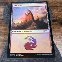 Mountain 004/005 Promo Foil 2017 MTG Magic The Gathering - Image 1