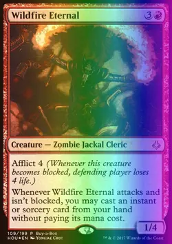 MTG Wildfire Eternal (109/67) Hour of Devastation Promos LP FOIL - Image 1