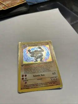 1999Pokemon Machamp Holo Rare 1st Edition Card Base Set 8/102 Deck Exclusive - Image 2