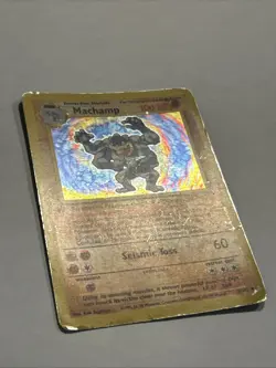 1999Pokemon Machamp Holo Rare 1st Edition Card Base Set 8/102 Deck Exclusive - Image 5