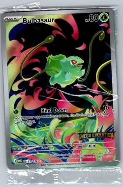 Bulbasaur - (Mega Evolution Stamped) 133/132 - Pokemon Card - Sealed - Image 1