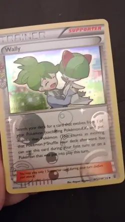 Pokemon TCG 2016 Trainer Wally Holo Card RC27/RC32 GenerationsNM - Image 2