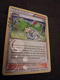 Pokemon TCG 2016 Trainer Wally Holo Card RC27/RC32 GenerationsNM - Image 3