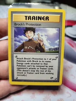 Brock's Protection 101/132 Gym Challenge Regular Pokemon card NM - Image 1