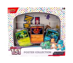 Scarlet & Violet 151 Poster Collection Box 3 Packs Sealed New Pokemon 820650853166 - Image 1
