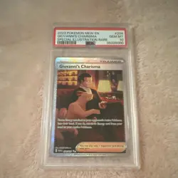 Pokemon 2023 Giovanni's Charisma Holo 204/165 Sv151 PSA 10 - Image 1
