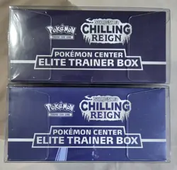 Pokemon Center Elite Trainer Box Error Chilling Reign 2 PC ETB SET+ Double Packs - Image 3