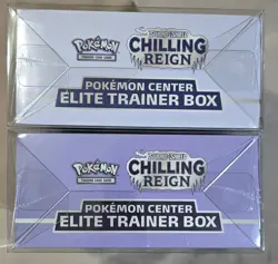 Pokemon Center Elite Trainer Box Error Chilling Reign 2 PC ETB SET+ Double Packs - Image 4