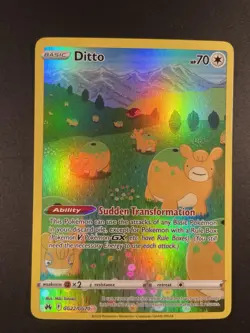 POKEMON TCG Ditto GG22/GG70 Crown Zenith: Galarian Gallery Holo IR Out Of Print! - Image 5