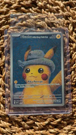 Pokemon Pikachu with Grey Felt Hat Promo SVP 085 Van Gogh Museum NM/M Sealed - Image 1