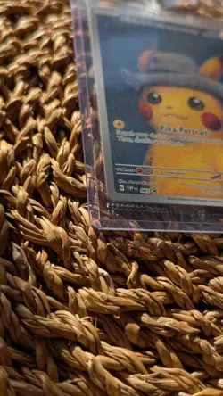 Pokemon Pikachu with Grey Felt Hat Promo SVP 085 Van Gogh Museum NM/M Sealed - Image 4