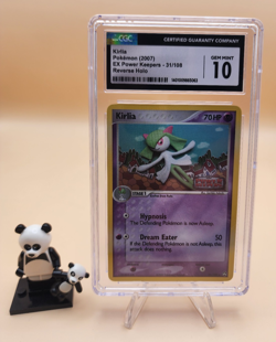 2007 POKEMON EX POWER KEEPERS KIRLIA 31/108 REVERSE STAMPED HOLO CGC 10 LOW POP - Image 1
